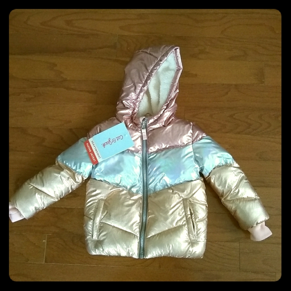NWT {Cat & Jack} 2T Puffer Coat